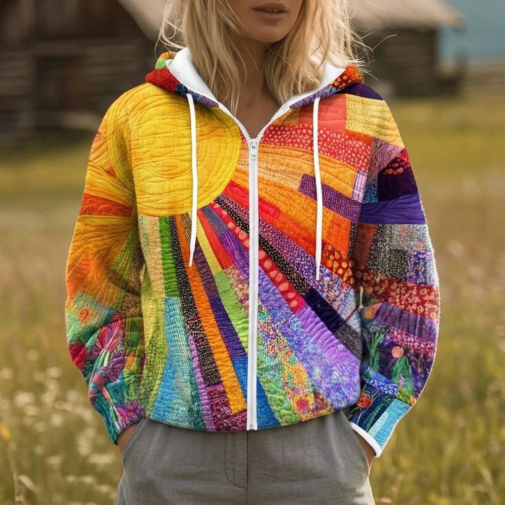 Aurora Artistic Landscape Hoodie