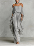 Isabella | Off-Shoulder Flowy Set