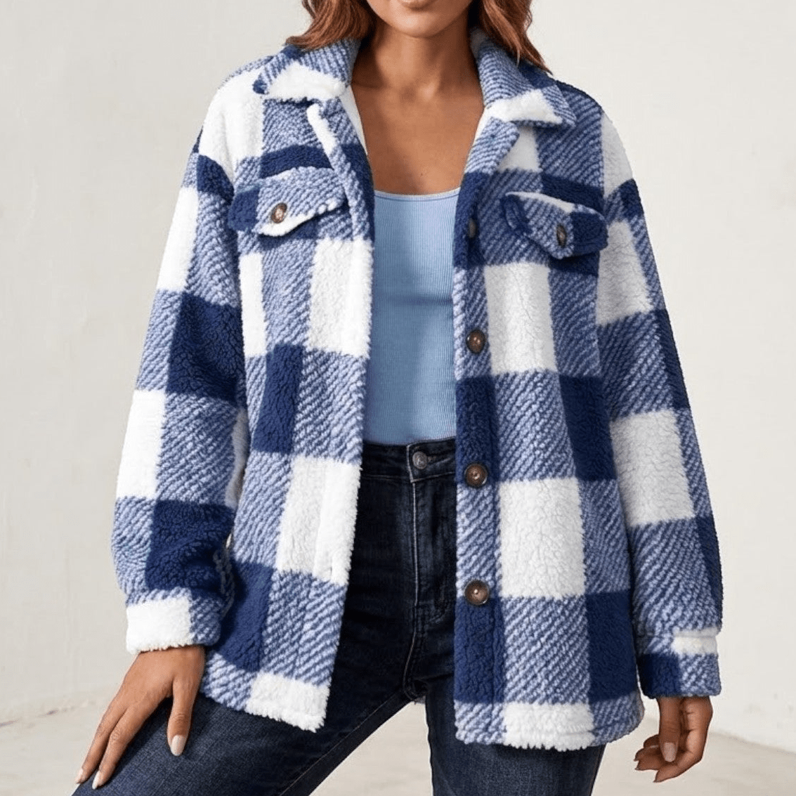 Isalie – Women's Check Jacket