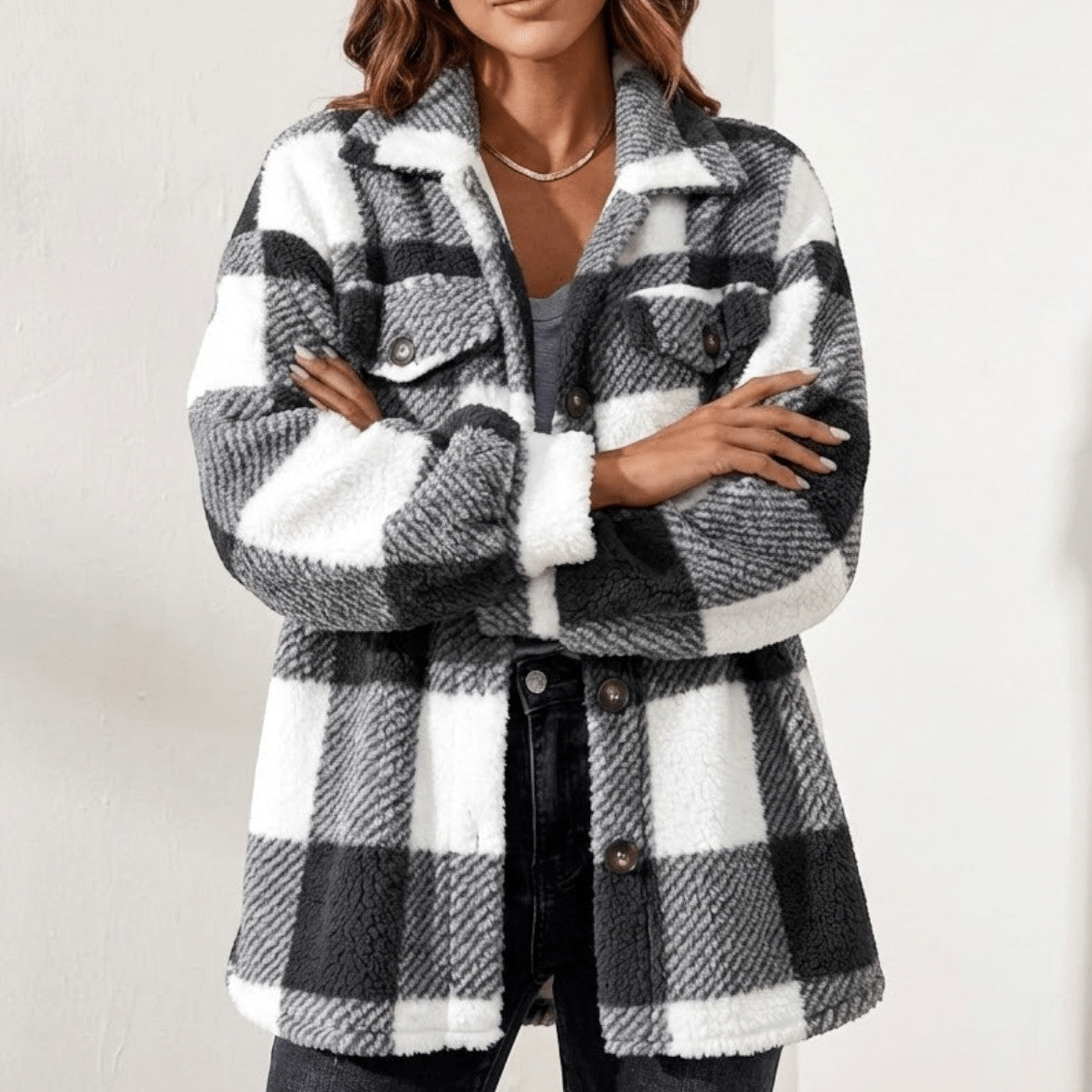 Isalie – Women's Check Jacket