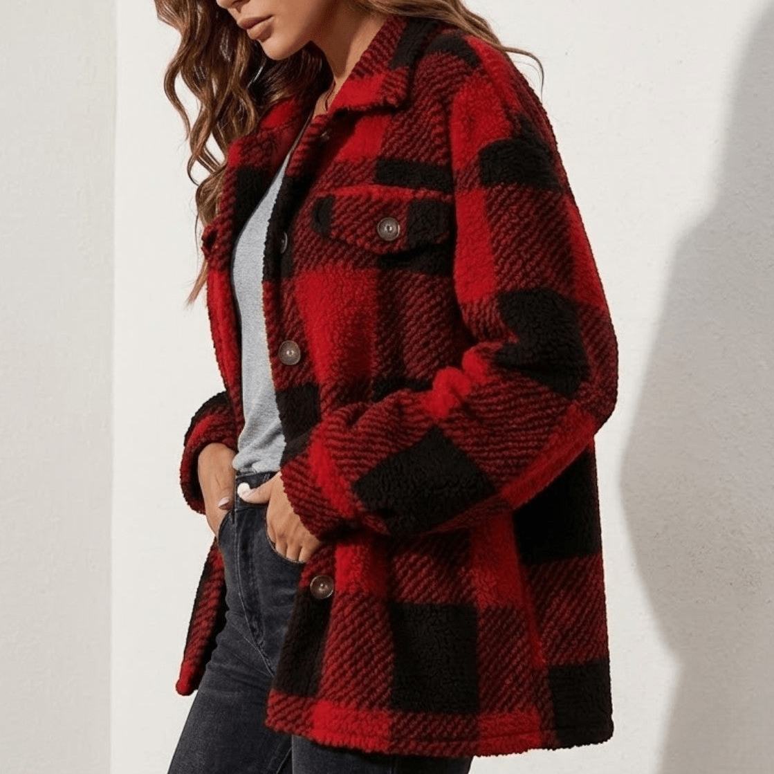 Isalie – Women's Check Jacket