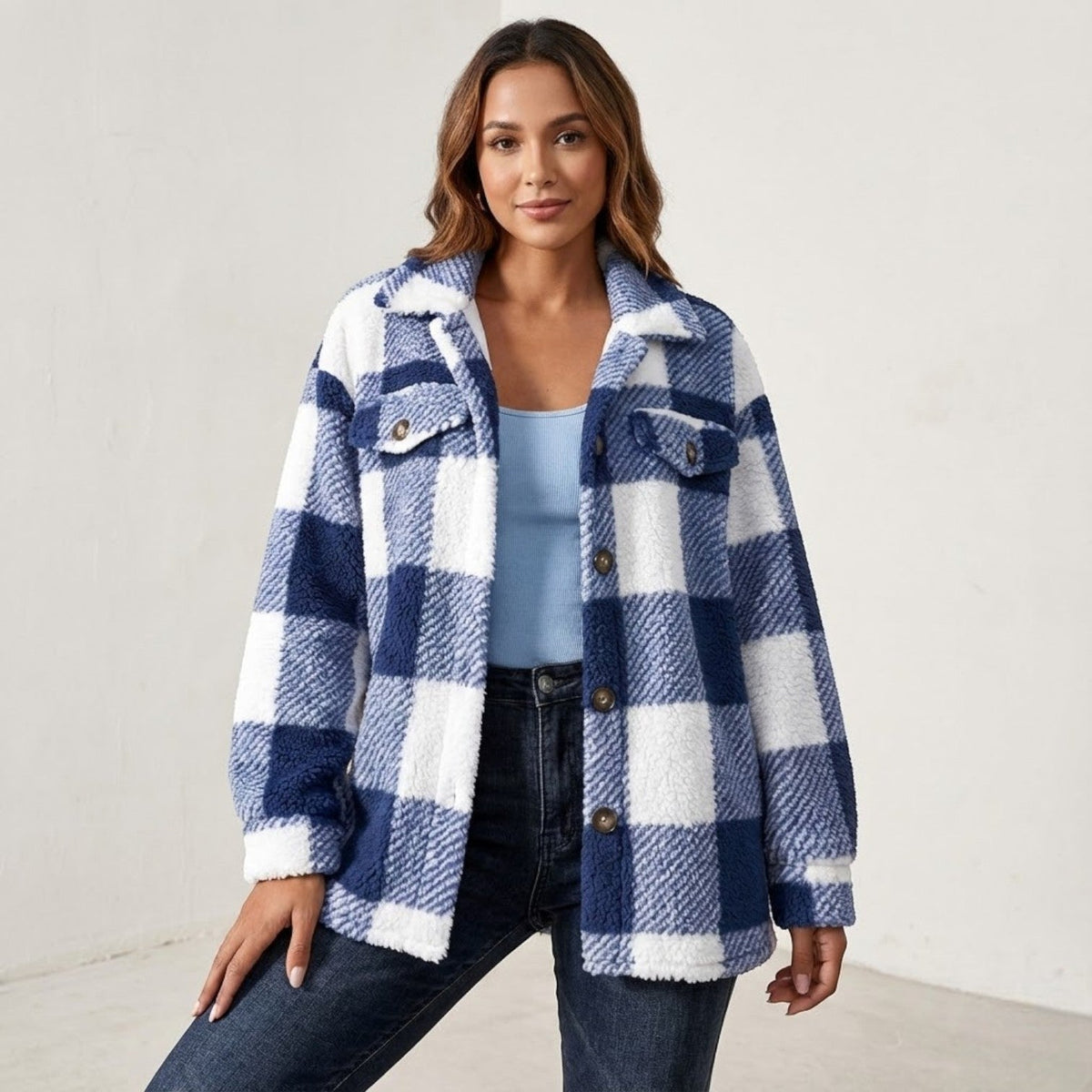 Isalie – Women's Check Jacket