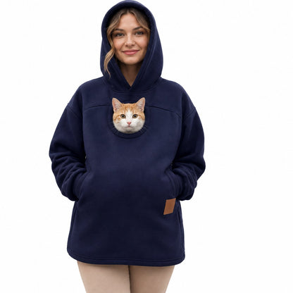 Cuddle Sweatshirt — Pocket Jumper for Cats & Small Dogs