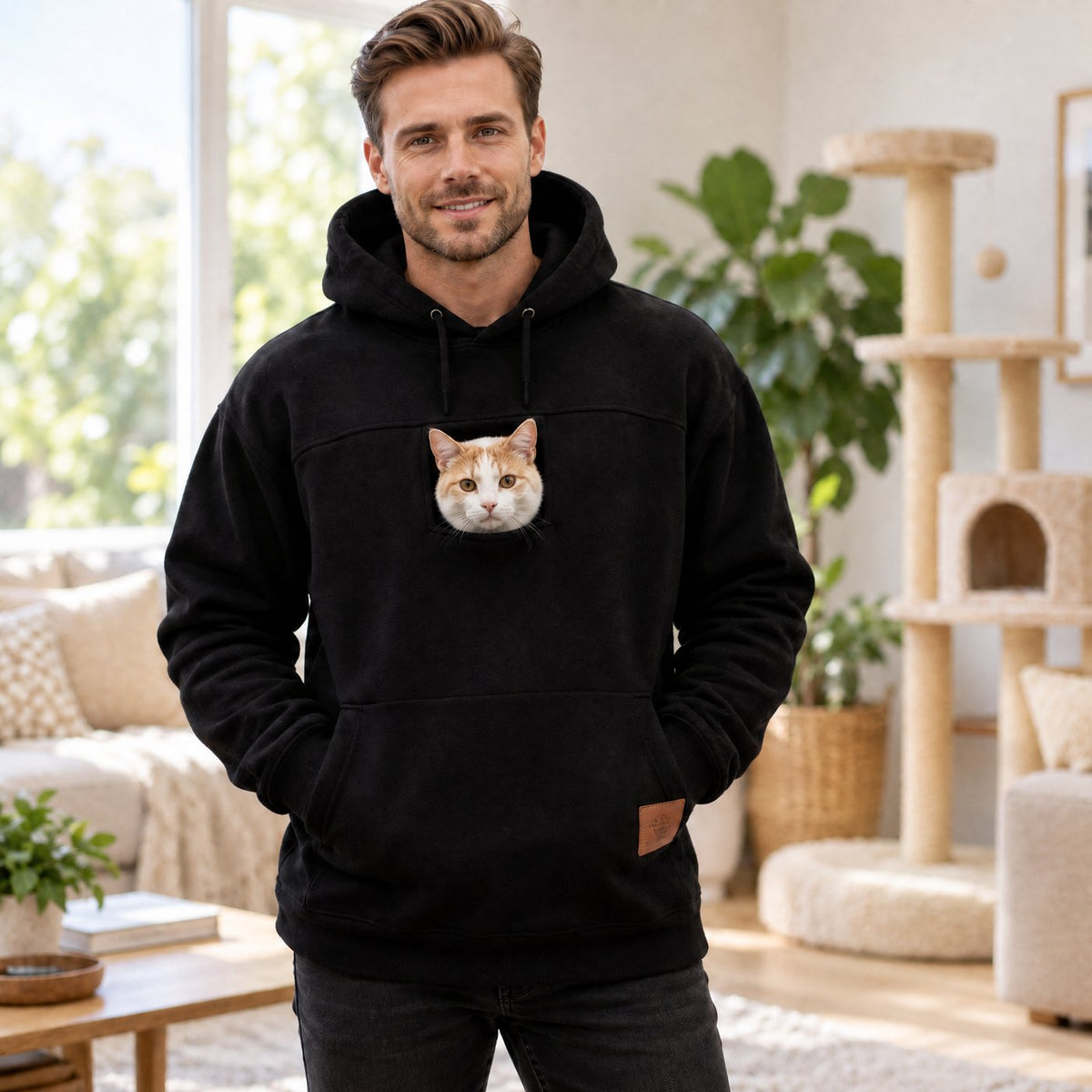 Cuddle Sweatshirt — Pocket Jumper for Cats & Small Dogs