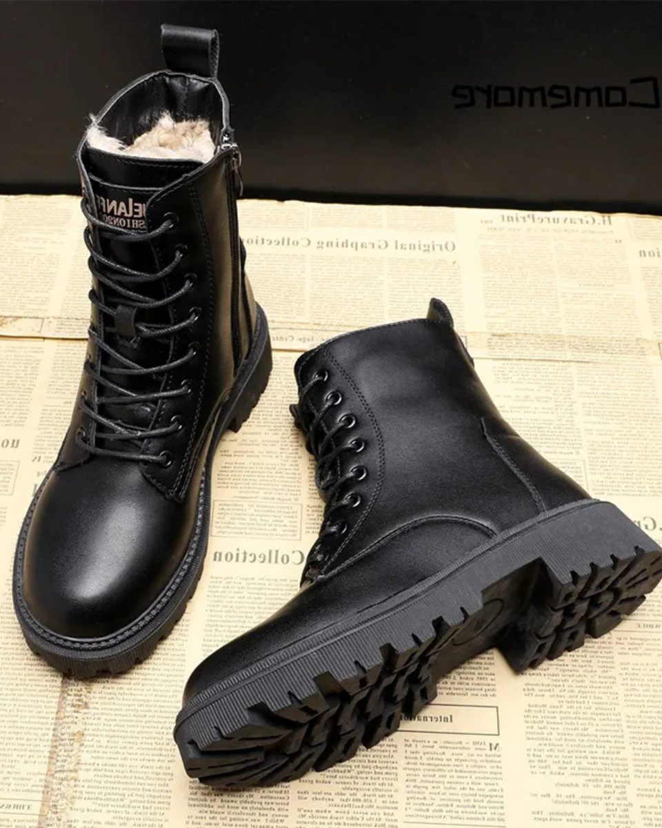 Melisende | Women's Lace-Up Platform Combat Boots