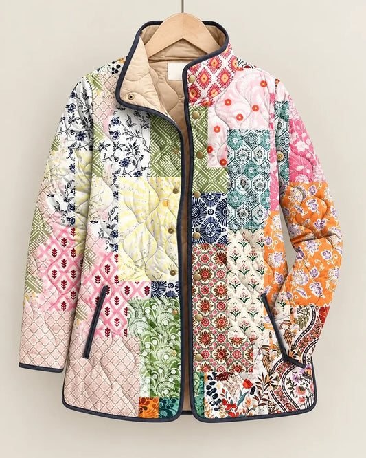 MORGANA | QUILTED HERITAGE PATCHWORK JACKET