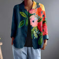 Persephone | Painted Poppy Blouse
