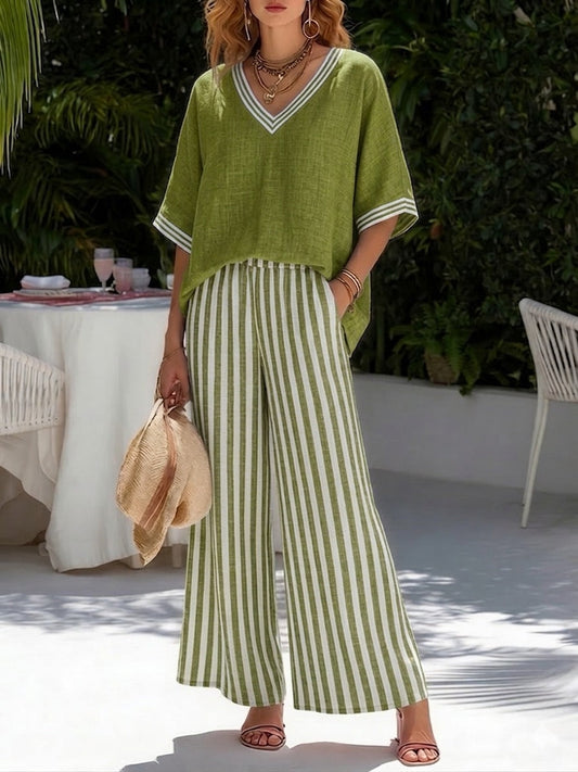 Valerie | Striped Two-Piece Set