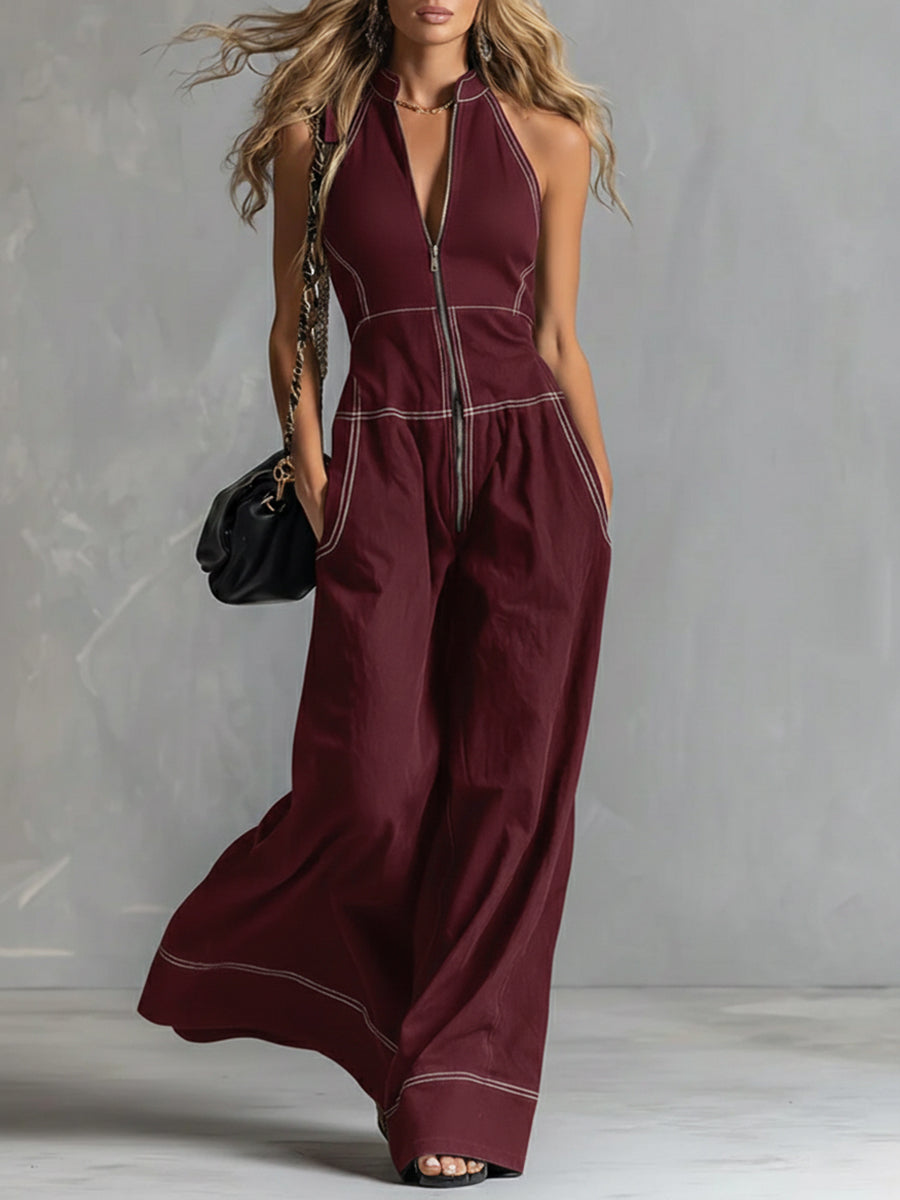 Melissa | Elegant Sleeveless Jumpsuit