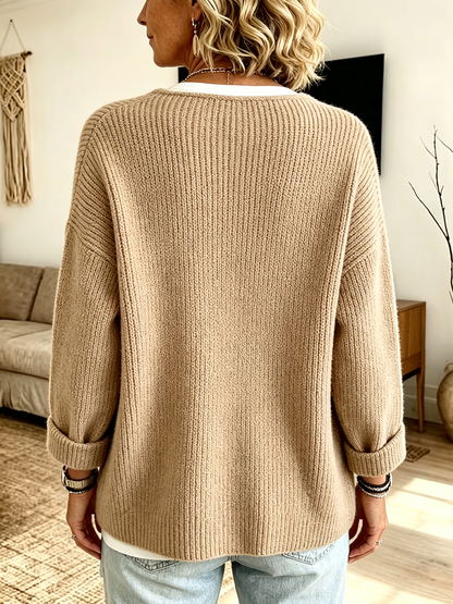Natalie™ | Asymmetrical Knit Cardigan