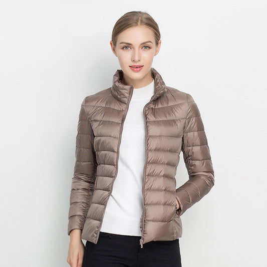 Idalia | Lightweight Quilted Jacket with High Collar