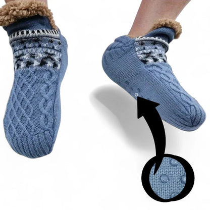 CozySocks™ – Nordic Knit Non-Slip Socks with Fleece Lining