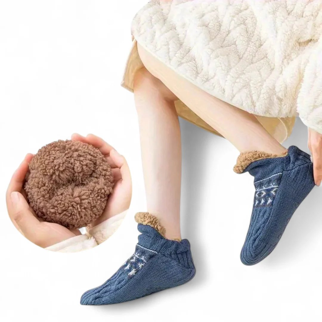 CozySocks™ – Nordic Knit Non-Slip Socks with Fleece Lining