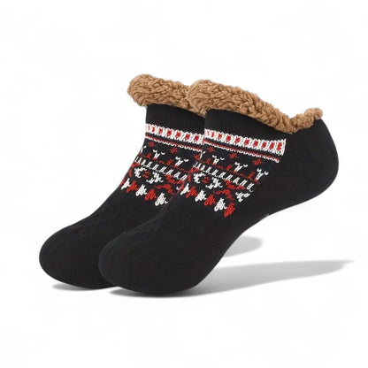 CozySocks™ – Nordic Knit Non-Slip Socks with Fleece Lining