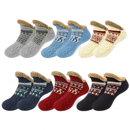 CozySocks™ – Nordic Knit Non-Slip Socks with Fleece Lining