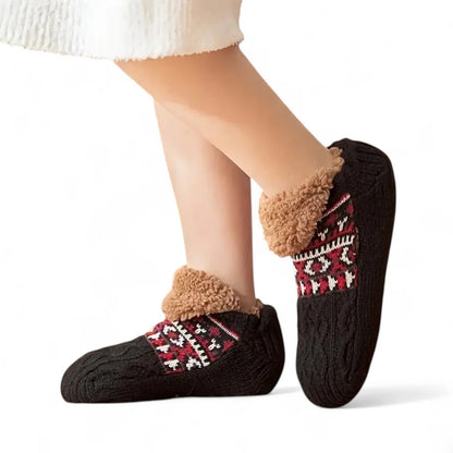CozySocks™ – Nordic Knit Non-Slip Socks with Fleece Lining