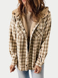 Rachael | Women's Hooded Plaid Jacket