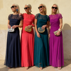 Lauren™ | Elegant Chiffon Maxi Dress