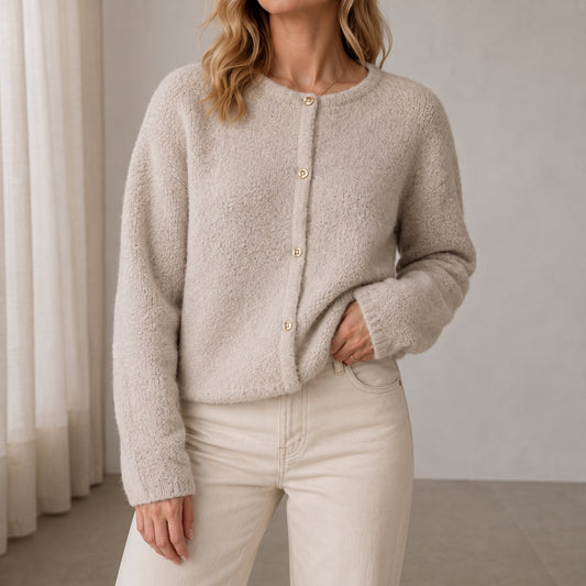 Crompton Women's Textured Button-Front Cardigan