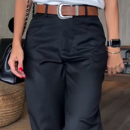 Matilda | Figure-Flatting Stripped Trouser
