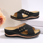 Comfora™ | Lightweight and stable wedge sandals