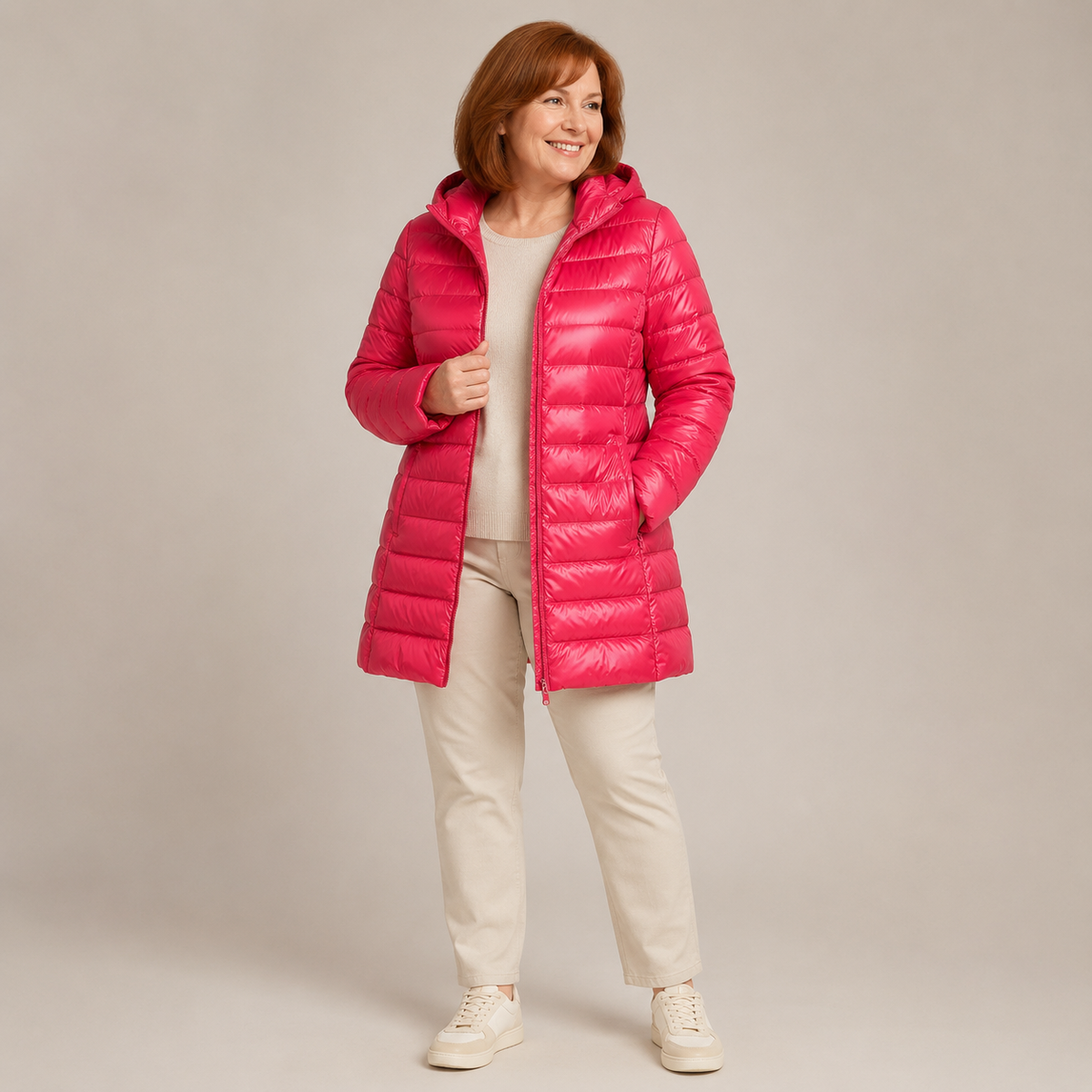 Maison | Lightweight Hooded Puffer Coat