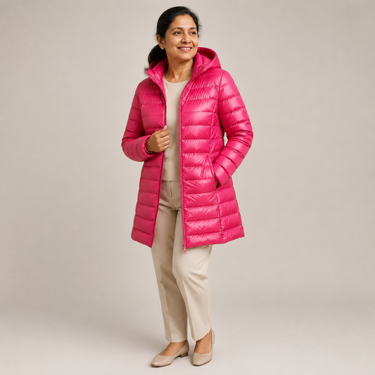 Maison | Lightweight Hooded Puffer Coat