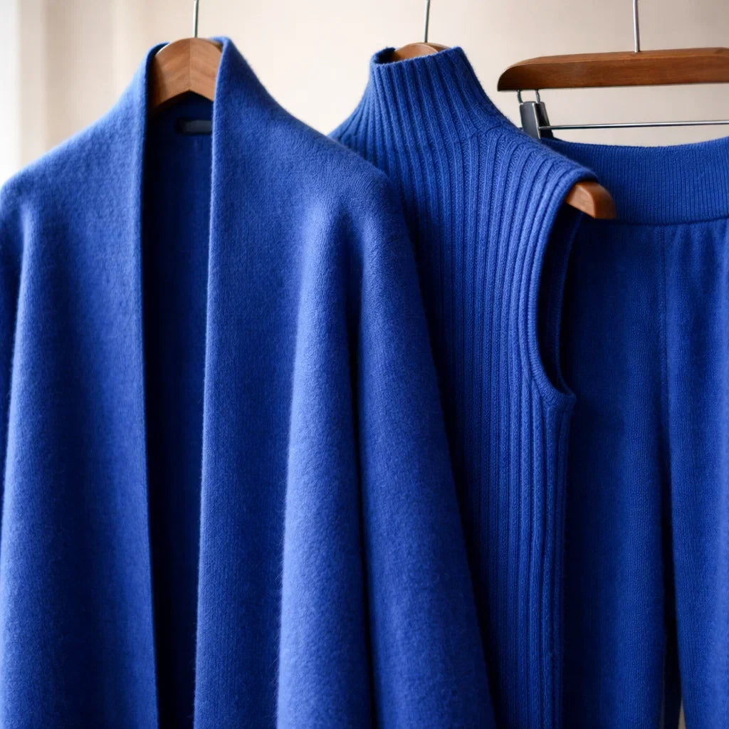 Marcelline Cashmere Signature Knit Set