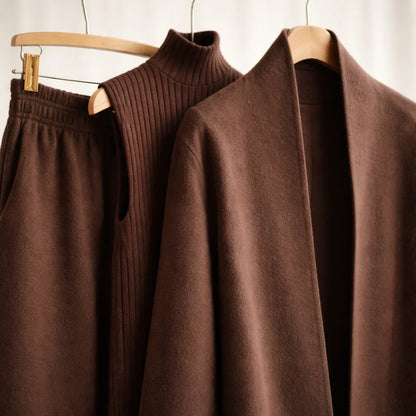 Marcelline Cashmere Signature Knit Set