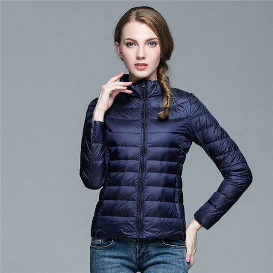 Idalia | Lightweight Quilted Jacket with High Collar