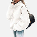 Wellington Women's Oversized Chunky Turtleneck Knit Jumper
